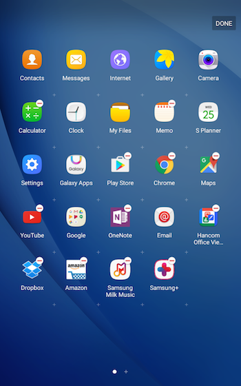 galaxy tab app store