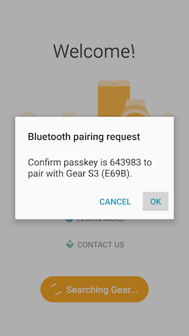 connect gear s3 to new phone