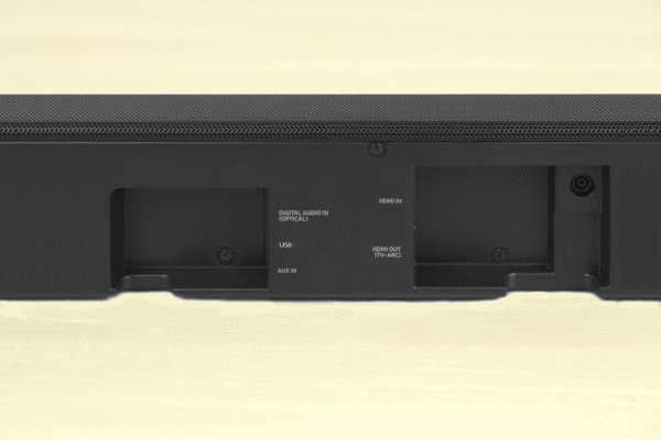 300W 2.1 Ch Flat Soundbar - Connect to an external device using an auxiliary cable (HW-K450) | Samsung Canada
