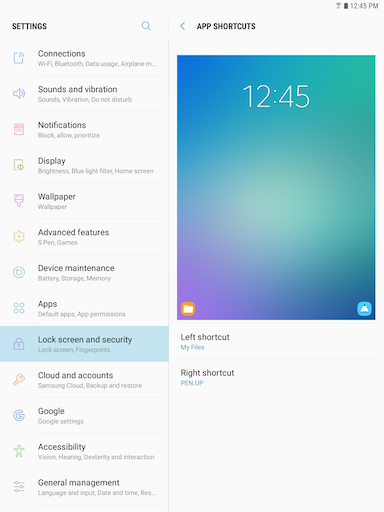 how to unlock pattern lock on samsung galaxy tab