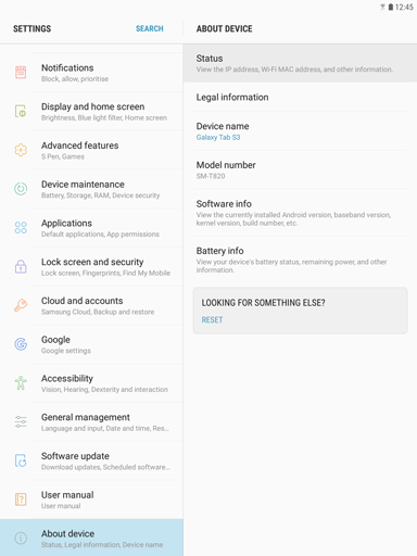 samsung galaxy tab serial number check