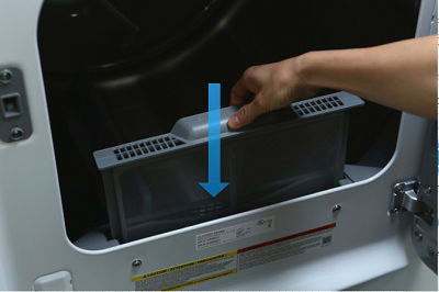 how to clean samsung dryer lint trap