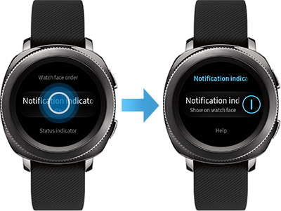 samsung gear sport notifications