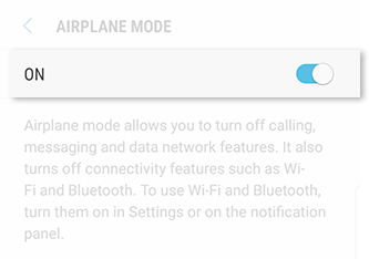 Galaxy Note8 Airplane Mode Sm N950w Samsung Support Ca