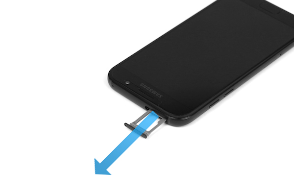 Galaxy A5 (2017): Insérer ou retirer la carte mémoire (SM-A520W)