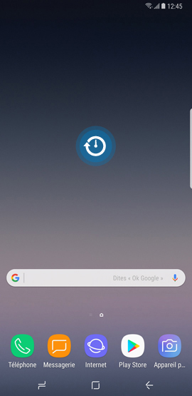  Galaxy Note8: Ajouter le widget Météo et horloge sur l'écran d'accueil (SM-N950W)