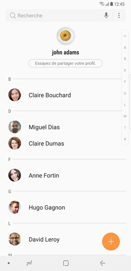 Comment Modifier Le Mode De Tri Des Contacts Du Repertoire Sur Mon Galaxy Note 8 Samsung Maroc