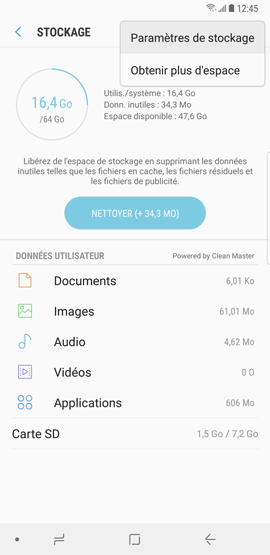Galaxy Note8: Insérer une carte mémoire microSD (SM-N950W)