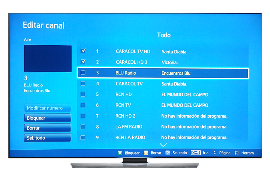 Samsung Smart TV: UN50FH5303: ¿Cómo puedo bloquear un canal en mi TV - Como Configurar Una Samsung Smart Tv