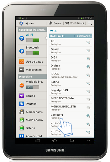 Galaxy Tab2 C mo Conectarse A Una Red Wi Fi Samsung CO Galaxy Tab2 C mo Conectarse A Una Red Wi Fi Samsung CO