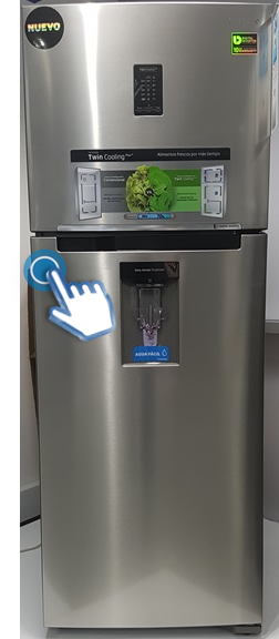 Refrigerador - ¿Cómo agua al dispensador? Samsung CO