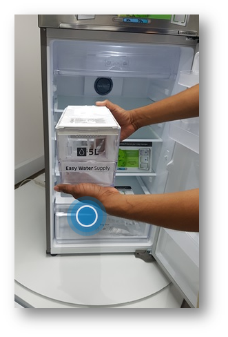 Refrigerador/RT38K5982SL: ¿Como adicionar agua al dispensador? | Samsung CO