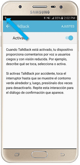 talkback j2 prime