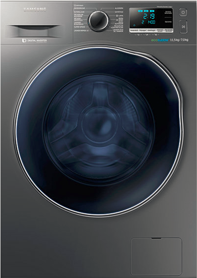 Lavadora Secadora/WD11J6410AW - la opción secado automático? | Samsung CO
