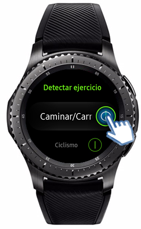 Galaxy Gear Frontier - ¿Cómo activar la función de ejercicio? Samsung CO