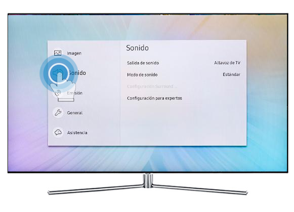 Cómo conectar un altavoz externo a un televisor Samsung