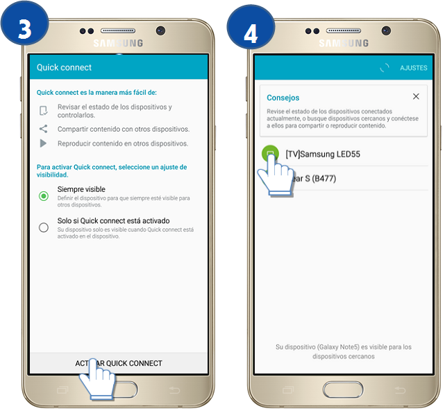 Samsung quick connect update billasell