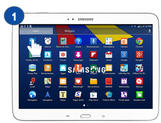 Galaxy Tab3 (, 3G) - ¿Cómo usar el texto predictivo? | Samsung CO