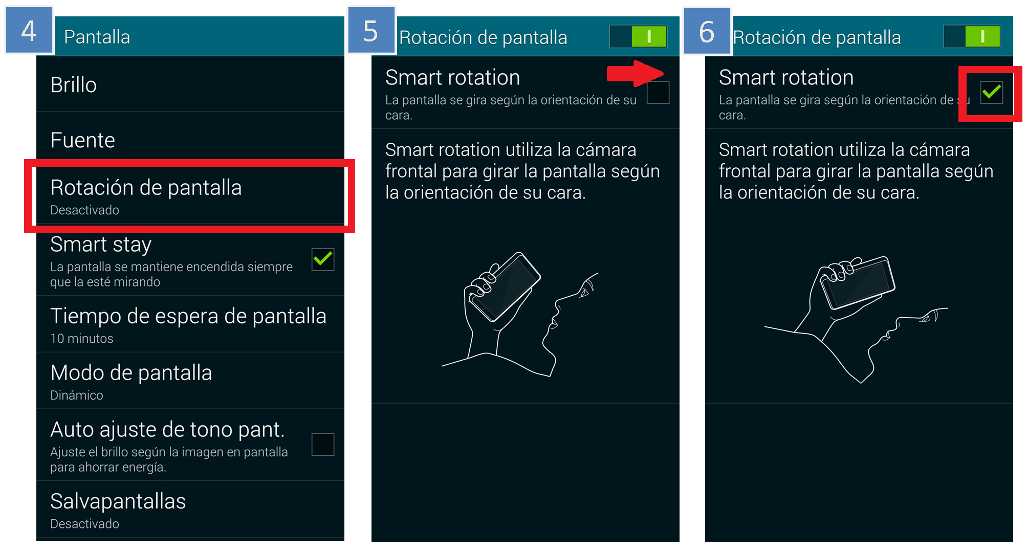 galaxy s5 smart scroll