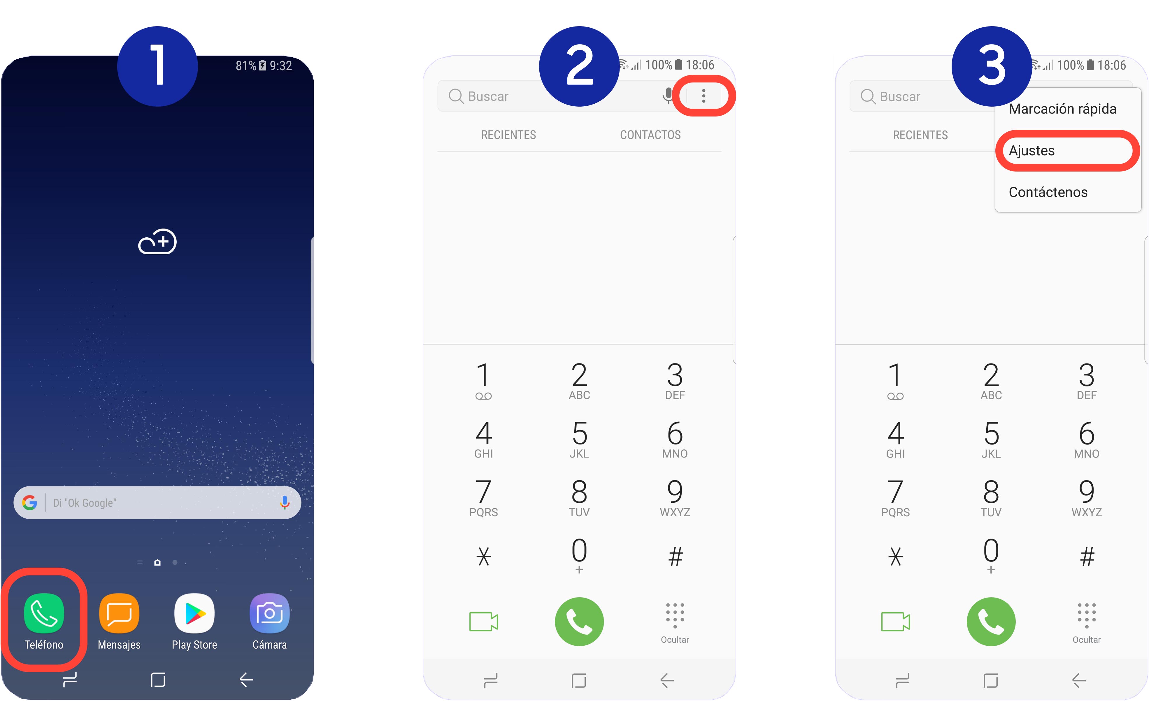 ¿Cómo podemos activar la opción de “llamada en espera”? Samsung