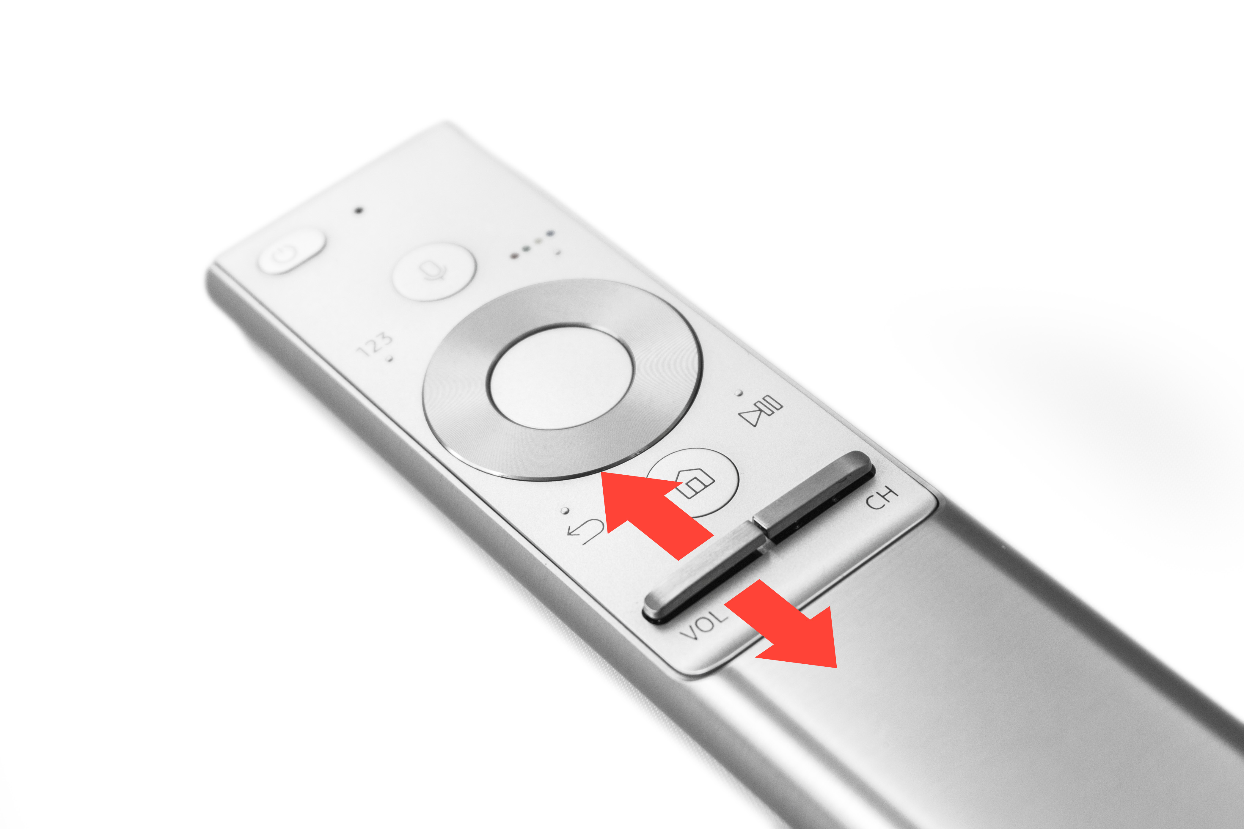 Consulta Personalmente Prescripción QLED TV Q7F) ¿Cómo subir y bajar volumen con el mando? | Samsung España
