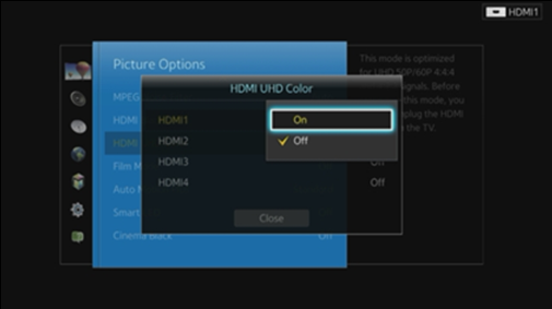 HDMI UHD Color 