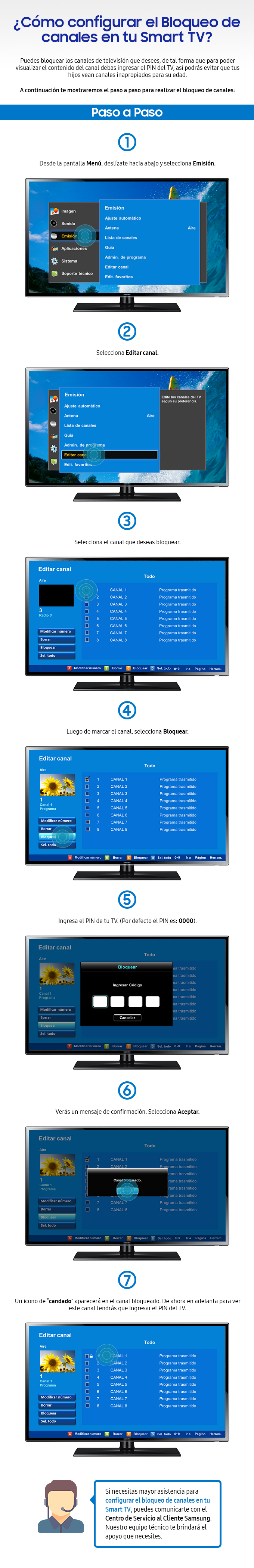 Como Configurar El Bloqueo De Canales En Tu Smart Tv Samsung Latinoamerica