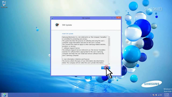 Windows 8 Using the SW Update Application | Samsung ...
