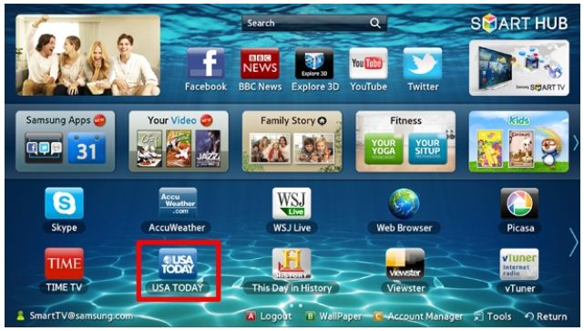 Guide On How To Delete Applications On Smart Hub Of Samsung Smart Tv Samsung Support Levant