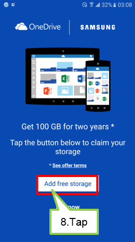 How to redeem free storage of OneDrive?